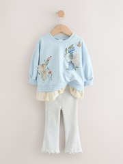 Hada azul - Conjunto de top de manga larga y leggings (3 meses-7 años) - Imagen 6 de 9