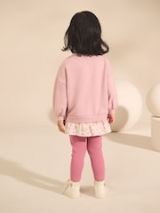 Rosa - Conjunto de top de manga larga y leggings (3 meses-7 años) - Imagen 3 de 4