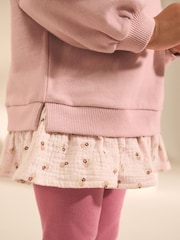 Rosa - Conjunto de top de manga larga y leggings (3 meses-7 años) - Imagen 4 de 4