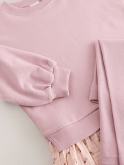 Pink Long Sleeve Top and Leggings Set (3mths-7yrs) - Image 9 of 9