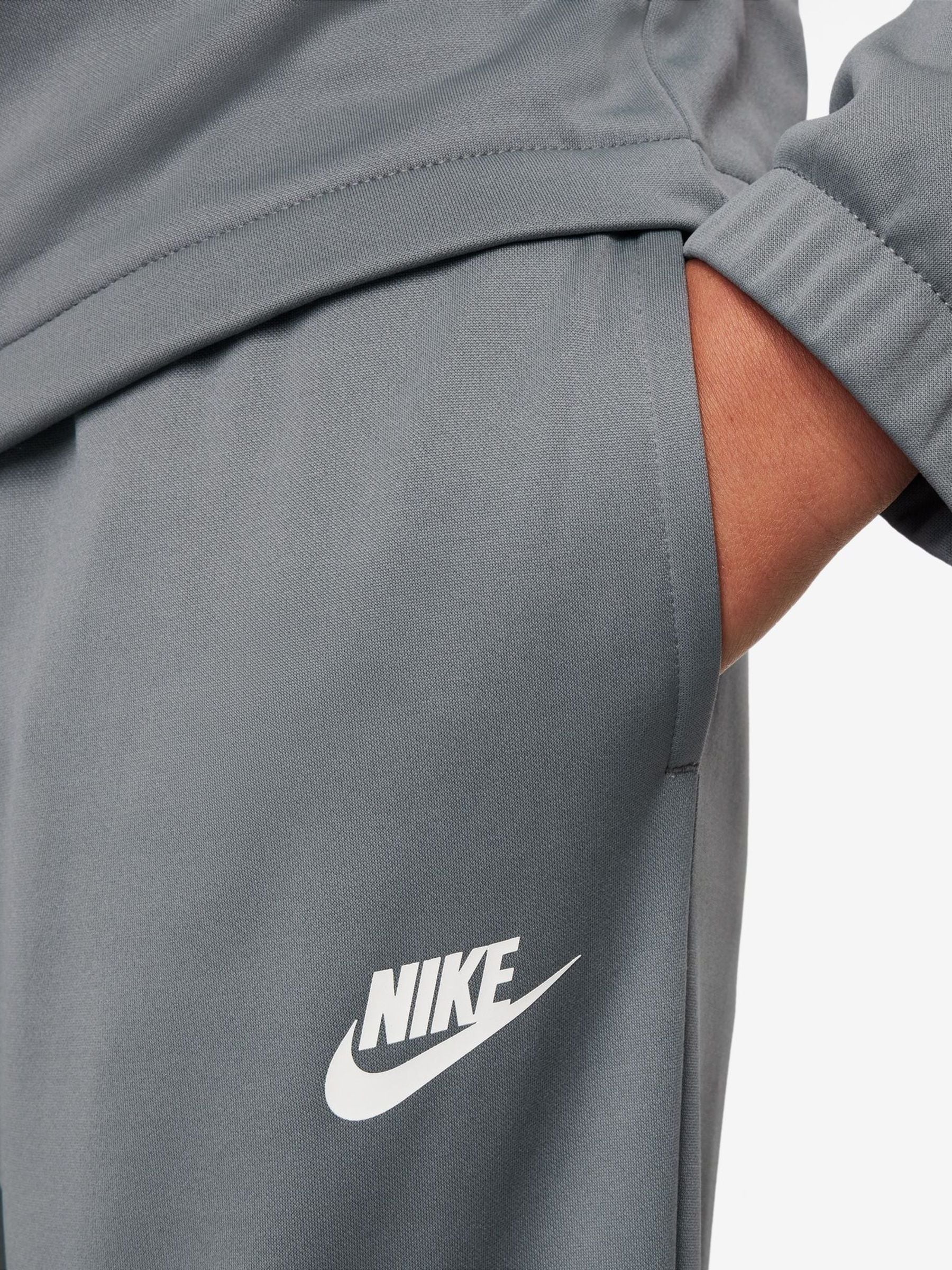 men's nike dri fit tracksuit grey