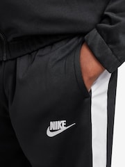 Nike Black DriFIT mixed Material Chevron Tracksuit - Image 3 of 3