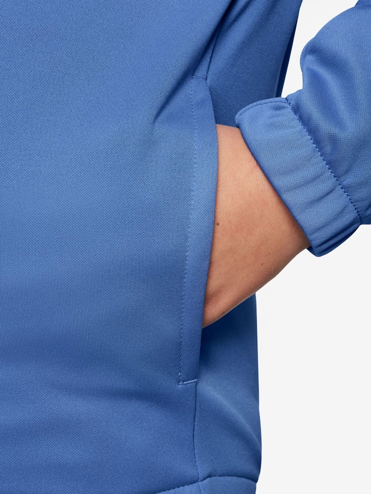 Nike Comet Blue Dri-Fit Poly Zip Through Tracksuit - Image 3 of 3