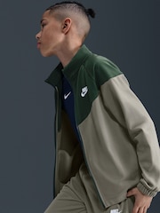 Nike Army Green Dri-Fit Poly Zip Through Tracksuit - Image 6 of 6