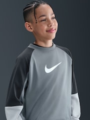 Nike Smoke Grey Dri-FIT Poly Crew Tracksuit - Image 9 of 9