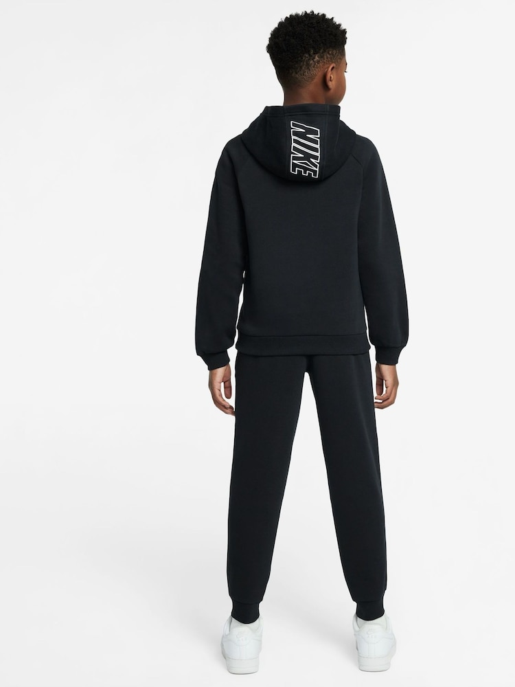Nike Black Club Fleece Tracksuit - Image 2 of 3