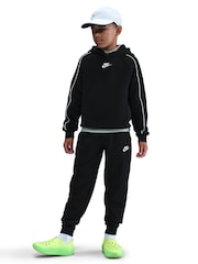 Nike Black Club Hooded Fleece Tracksuit - Image 7 of 7