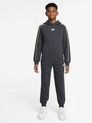 Nike Dark Grey Heather Club Fleece Tracksuit - Image 1 of 3