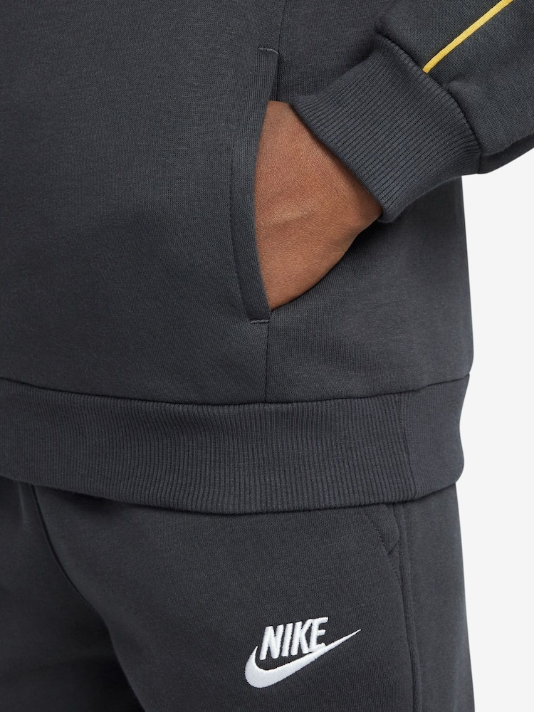 Nike Dark Grey Heather Club Fleece Tracksuit - Image 3 of 3