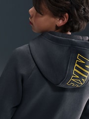 Nike Dark Grey Heather Club Fleece Tracksuit - Image 5 of 6