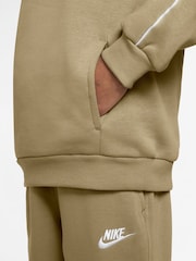 Nike Parachute Beige Club Fleece Tracksuit - Image 3 of 3