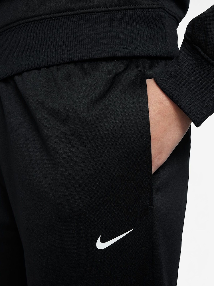 Nike Black Dri-FIT Poly Crew Tracksuit - Image 3 of 3