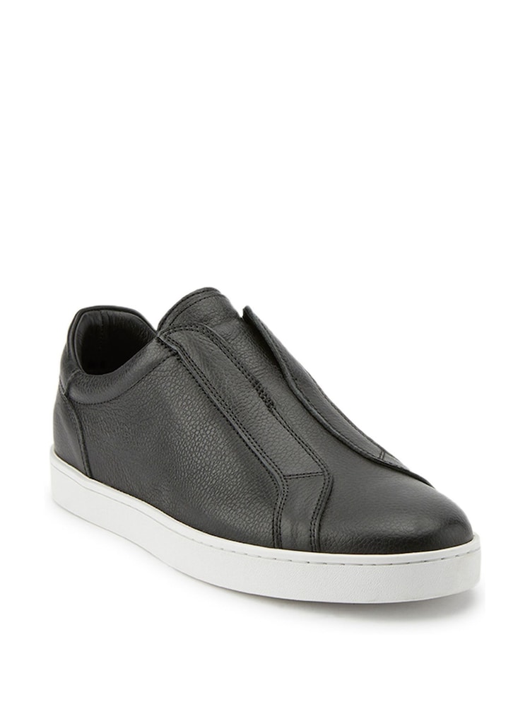 Jones Bootmaker Slade Suede Black Trainers - Image 2 of 5
