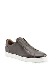Jones Bootmaker Slade Suede Brown Trainers - Image 2 of 5