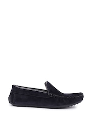 Синий - Jones Bootmaker Zain Suede Slippers - Image 3 of 7