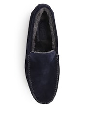 Синий - Jones Bootmaker Zain Suede Slippers - Image 6 of 7