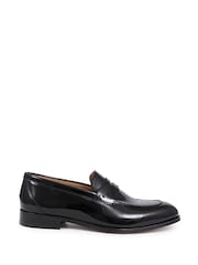 Jones Bootmaker Rake Leather Black Loafers - Image 3 of 7