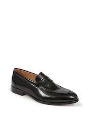 Jones Bootmaker Rake Leather Black Loafers - Image 4 of 7