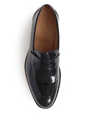 Jones Bootmaker Rake Leather Black Loafers - Image 6 of 7