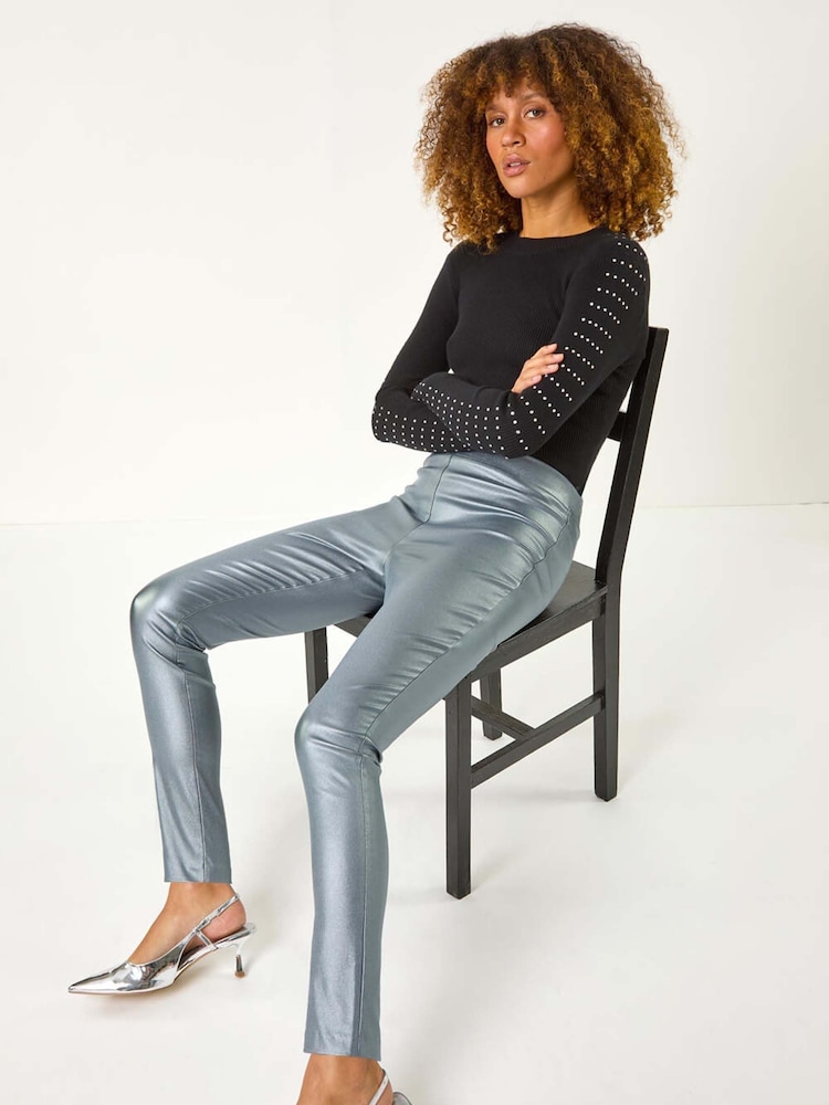 Roman Coated Bengaline Stretch Trousers - Image 1 of 5