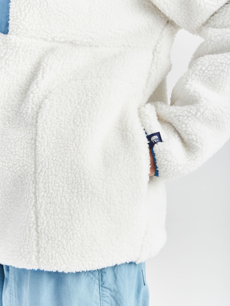 Harper & Lewis Cream Cream Iris Quarter Zip Sherpa Fleece - Image 5 of 9