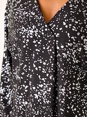 Roman Metallic Soft Touch V-Neck Top - Image 5 of 5