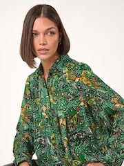 Roman Paisley Print Pleated Blouse - Image 1 of 5