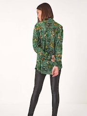 Roman Paisley Print Pleated Blouse - Image 3 of 5