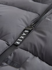 Baker by Ted Baker Grey Shower Resistant Heatseal Gilet - Image 10 of 11