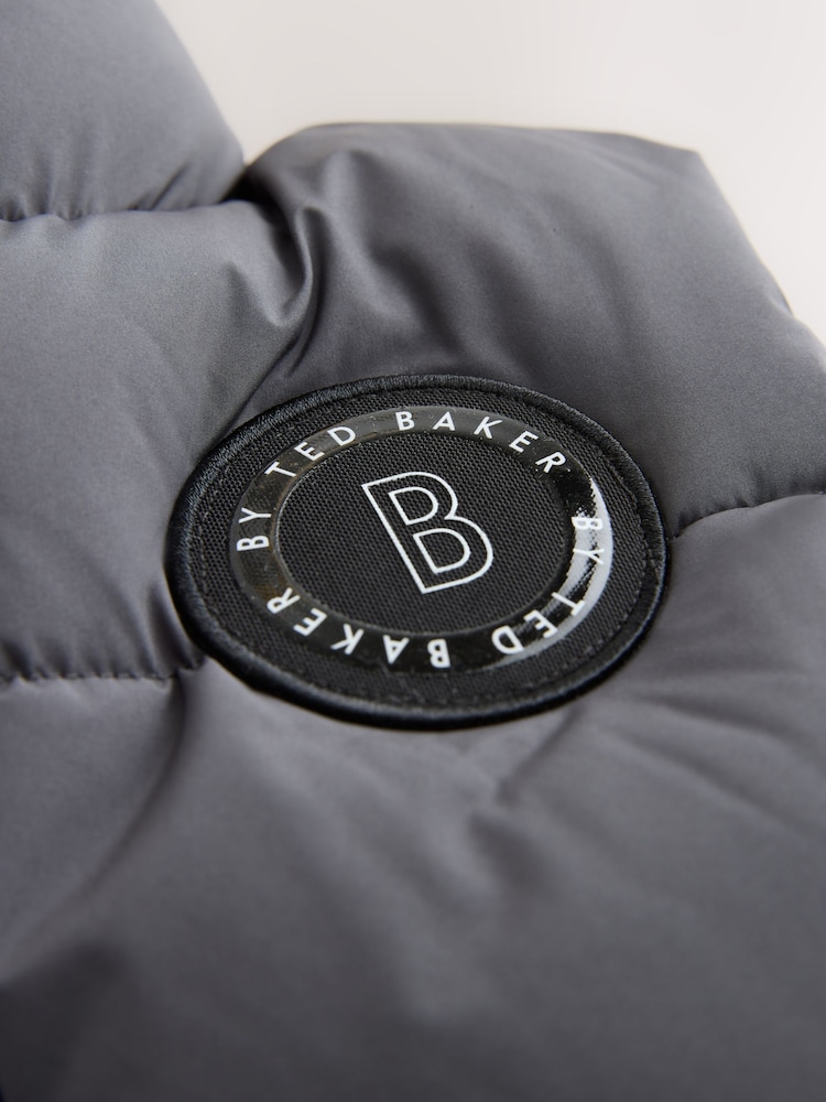 Baker by Ted Baker Grey Shower Resistant Heatseal Gilet - Image 11 of 11