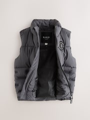 Baker by Ted Baker Grey Shower Resistant Heatseal Gilet - Image 8 of 11