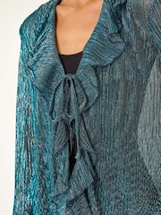 Roman Plisse Print Front Frill Top - Image 5 of 5