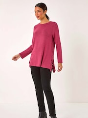 Rosa - Roman Soft Touch Side Ruffle Top - Imagen 2 de 5