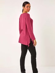 Rosa - Roman Soft Touch Side Ruffle Top - Imagen 3 de 5