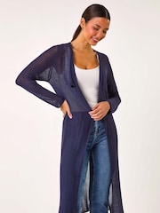 Azul - Roman Waterfall Knit Longline Cardigan - Imagen 1 de 5