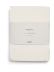 Mamas & Papas 2 Pack Cream Moses Basket Cream Fitted 100% Cotton - Image 2 of 3