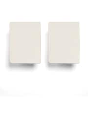 Mamas & Papas 2 Pack Cream Moses Basket Cream Fitted 100% Cotton - Image 3 of 3