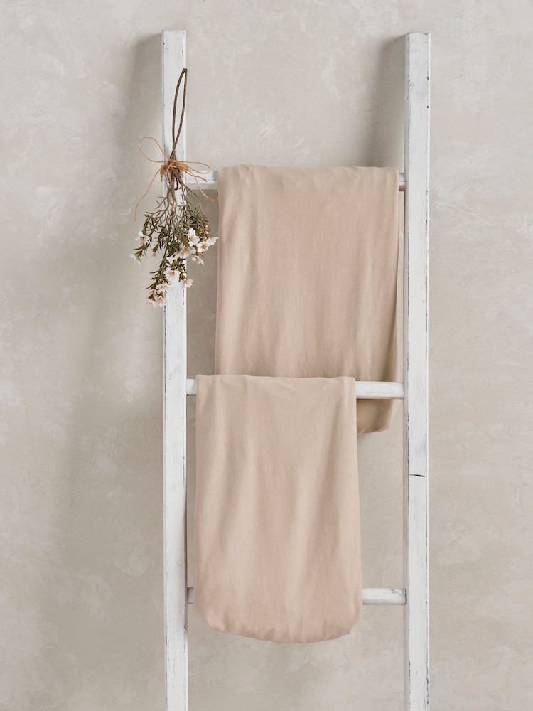 Mamas & Papas 2 Pack Mocha Welcome to the World Duckling Mocha Fitted 100% Cotton Sheets - Image 1 of 5