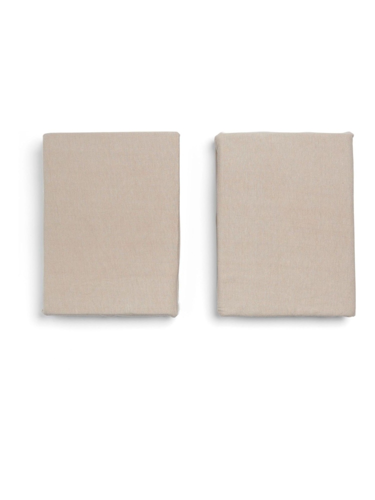 Mamas & Papas 2 Pack Mocha Welcome to the World Duckling Mocha Fitted 100% Cotton Sheets - Image 3 of 5