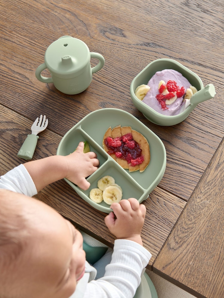 Mamas & Papas Kiwi 4 Piece Silicone Weaning Starter Kit - Image 1 of 10