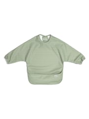 Mamas & Papas Dino Stripe 2 Pack Long Sleeve Messy Bib - Image 4 of 6