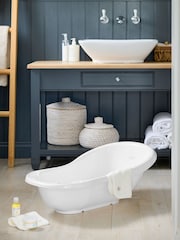 Mamas & Papas WhiteGrey Baby Bath - Image 1 of 3