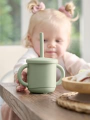 Mamas & Papas Kiwi Silicone 3 in 1 Sippy Cup - Image 1 of 5