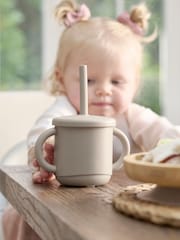 Mamas & Papas Truffle Silicone 3 in 1 Sippy Cup - Image 1 of 5