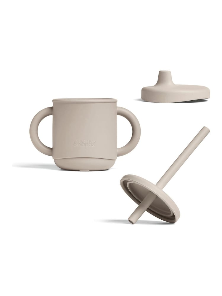 Mamas & Papas Truffle Silicone 3 in 1 Sippy Cup - Image 5 of 5