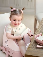 Mamas & Papas 2 Pack Floral Berry Silicone Bibs - Image 1 of 5
