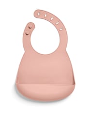Mamas & Papas 2 Pack Floral Berry Silicone Bibs - Image 5 of 5