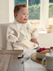 Mamas & Papas Bonjour Bebe Long Sleeve Messy Bibs 2 Pack - Image 2 of 7