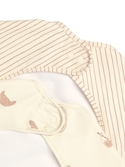 Mamas & Papas Bonjour Bebe Long Sleeve Messy Bibs 2 Pack - Image 7 of 7