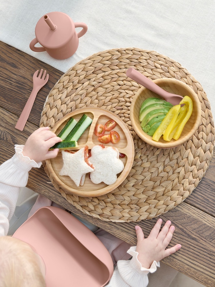 Mamas & Papas Melba 4 Piece Bamboo Weaning Starter Kit - Image 1 of 9
